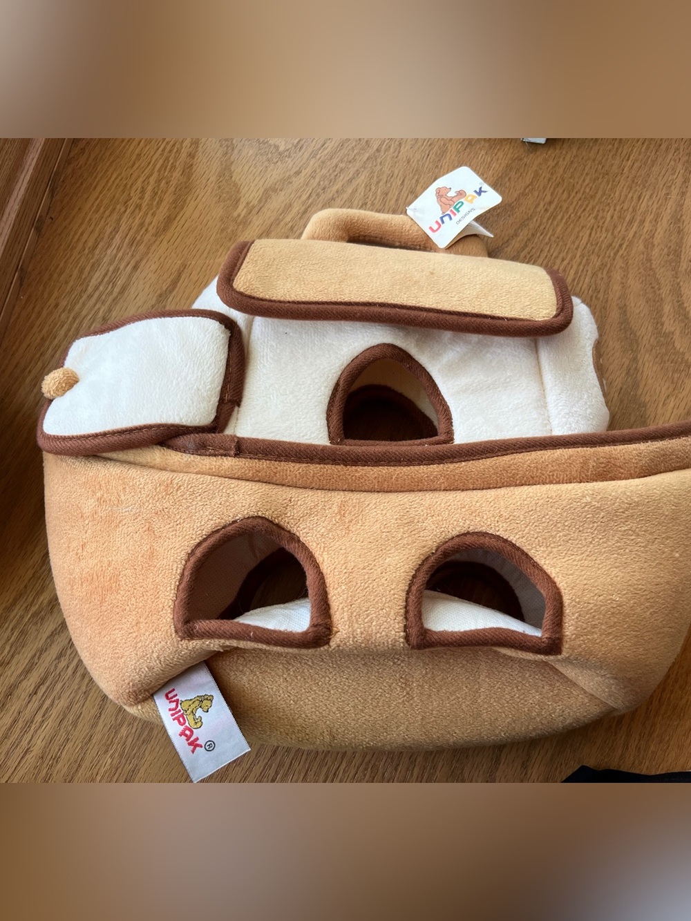 Unipak Designs Plush Noah's House Carrying Case Boat Toy **NEW WITH TAGS **. Bra